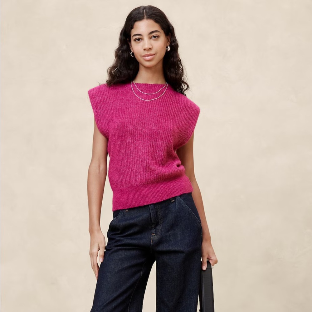 Banana republic ribbed sweater tank- NWT size S
